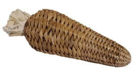 wortel gevuld met bananenblad