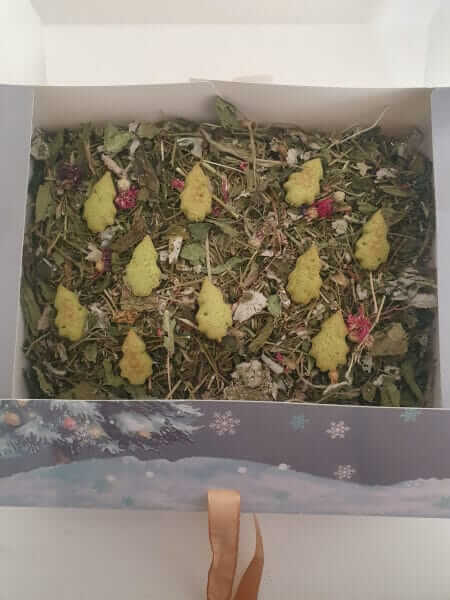 Kerst Kruidenbox met Kerstboom koekjes