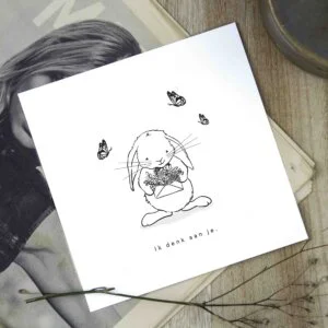 Enkele kaart ik denk aan je